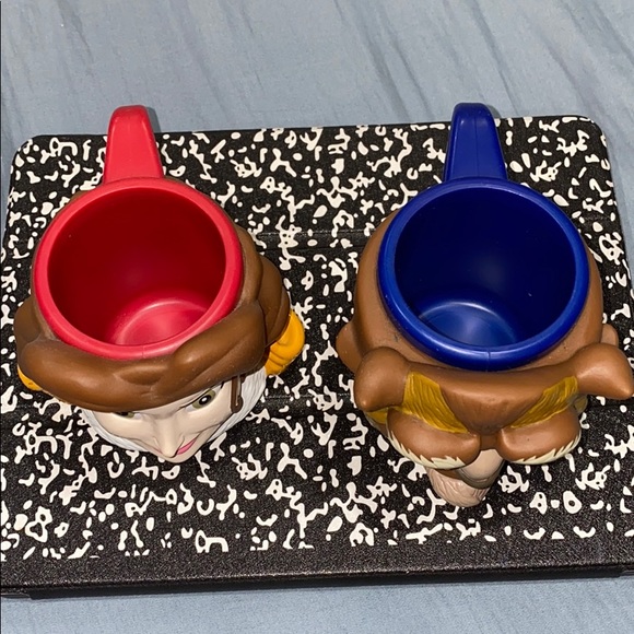 Disney’s Beauty and the Beast 2pc 3D Face Cups 👸 - Picture 2 of 6